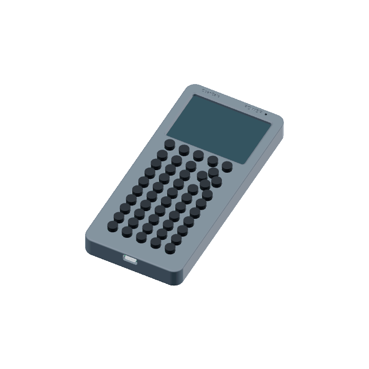 Revised OpenCalc case rotating, separating from the PCB, and reassembling